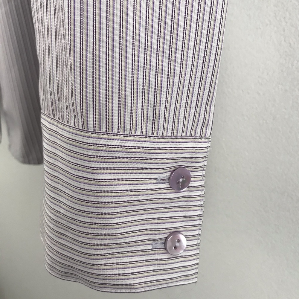🎉HP🎉  ELLEN TRACY Blouse Tailored Size W 18 - Picture 8 of 8